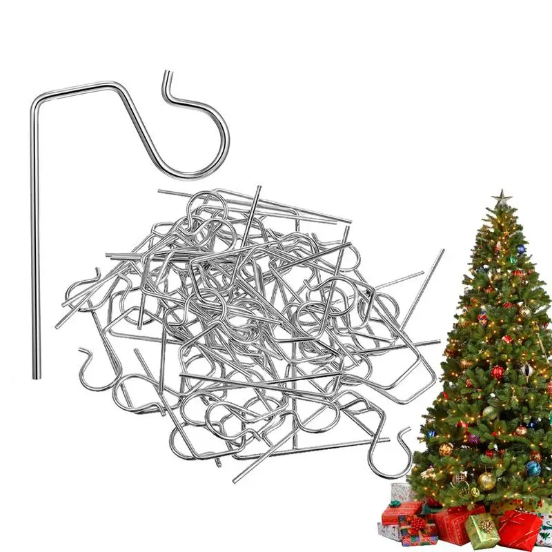

Рождественская искусственная вешалка, крючки с винтами для подвешивания веревки, потолочный крючок, прочная Изысканная вешалка, крючки для рождественской вечеринки
