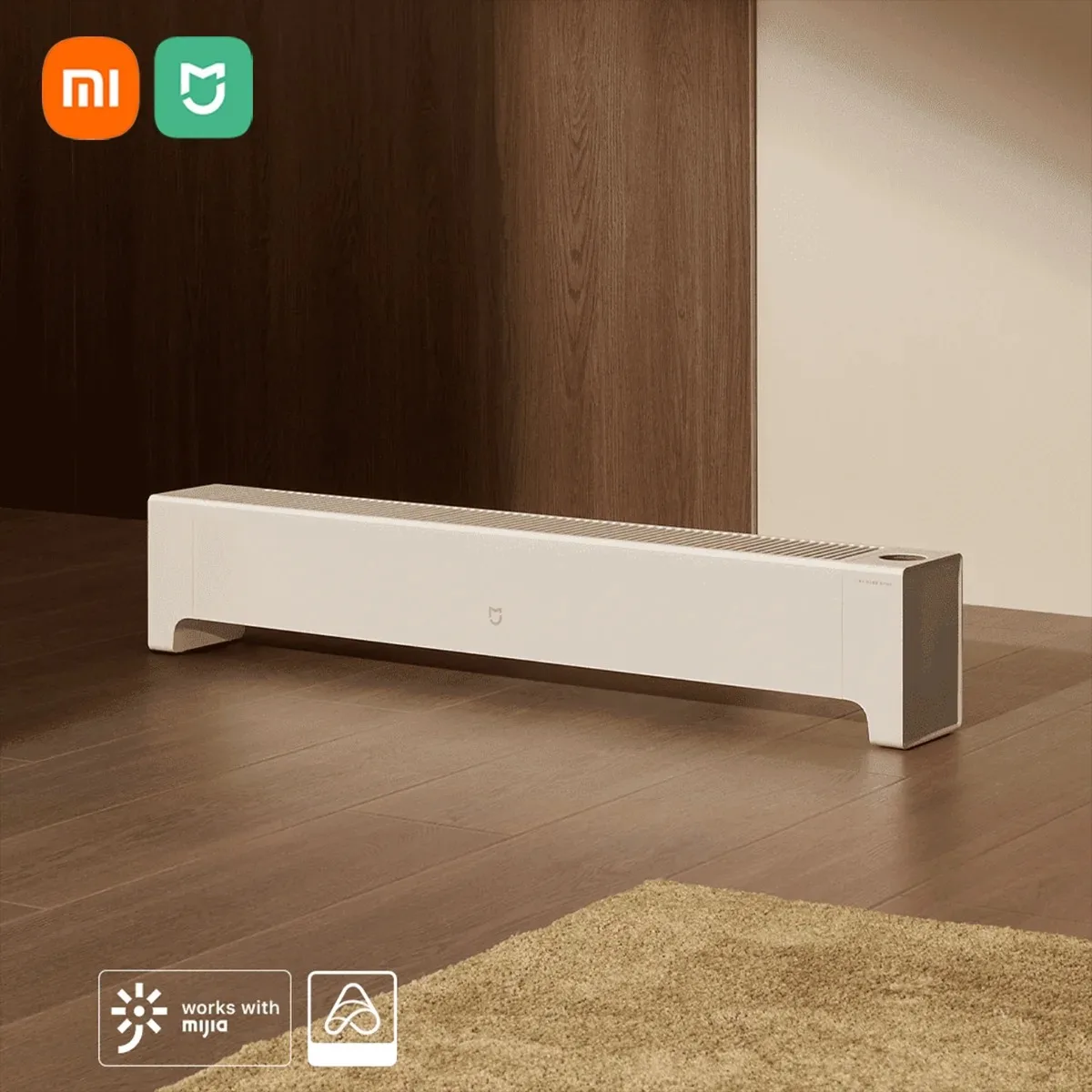 

XIAOMI MIJIA Graphene Baseboard Electric Heater 2 Winter Household 2200W 5S Fast Heating Smarter Temperature Control Home Heater
