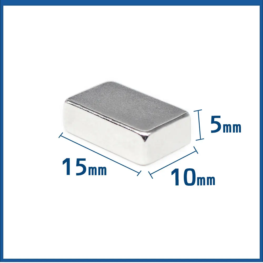 

2/5/10/20/30/50PCS 15x10x5 Block Rare Earth Magnet 15X10 Rectangular Neodymium Magnet 15x10x5mm Permanent NdFeB Magnets 15*10*5