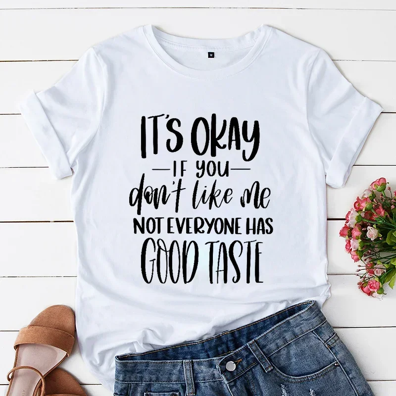Женская футболка Not Everyone Has Good Taste Футболка Раздражающая Женские футболки
