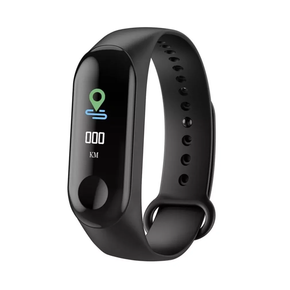 

M3 Smart Band Blood Pressure Health Tracker Watch IP67 Swimming Waterproof GPS Tracker Heart Rate Monitor Smartband ring
