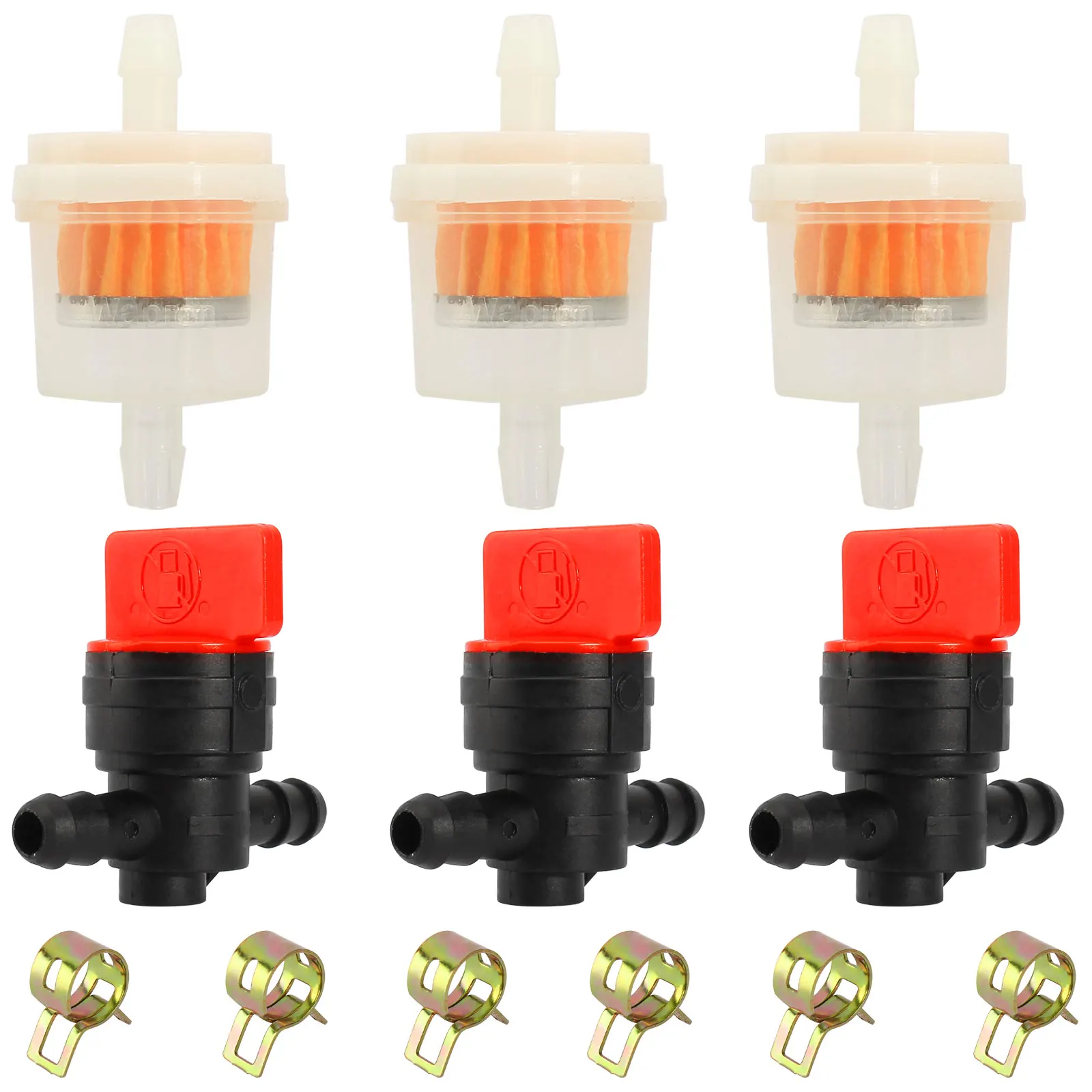 3Pcs Клапан запорный для топлива Exmark Murray Snapper Toro 2-4507 3-4212 120-212 493960 494768 54-3150 697947 698181 698183 1603770