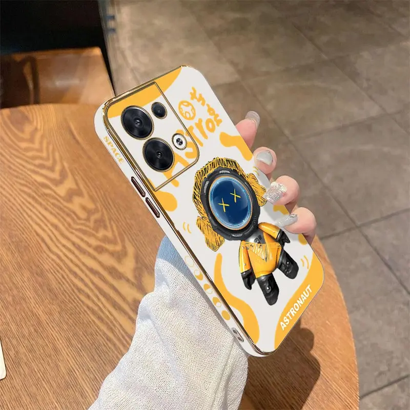 Роскошный чехол для телефона с комбинезоном астронавта OPPO Reno 8Pro 8T 8 10 9 7Z 6ProPlus 9ProPlus