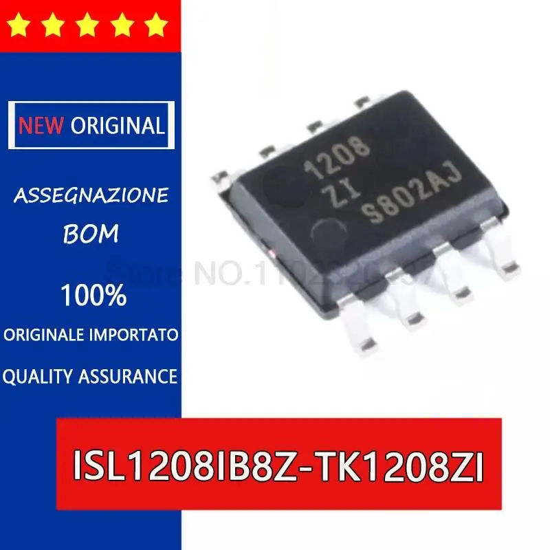 5 шт. ISL1208 оригинальная Фотографическая микросхема ISL1208 SOP8, микросхема часов,