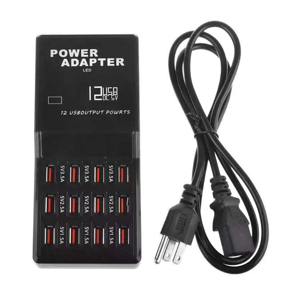 

1 PC Multifunctional Universal Multi Ports 12-port Power Adapter Power USB