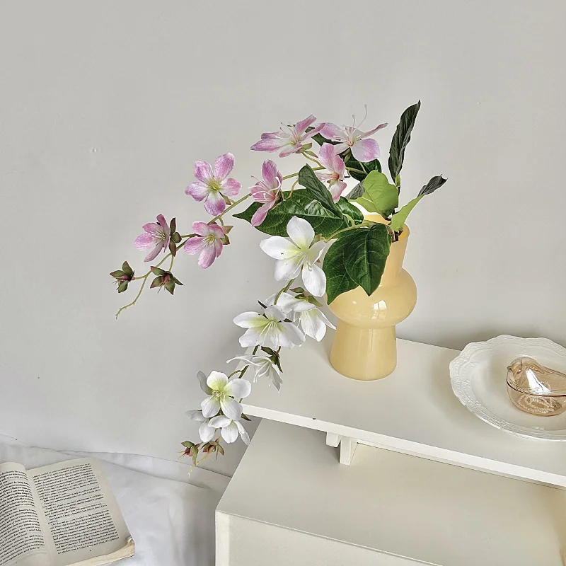 3D печать 80 см искусственная кисточка Жасмин Шелковый цветок украшение для дома