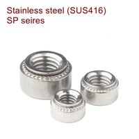 self clinching nuts sp m2 m2 5 m3 m4 m5 m6 m8 m10 012 stainless steel sus416 pressure riveting nut press nut