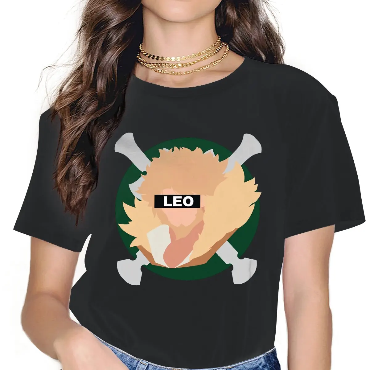 

Leo Whitefang GG женская одежда Guilty Gear графические женские футболки винтажные готические свободные топы Футболка кавайные девушки уличная одежда