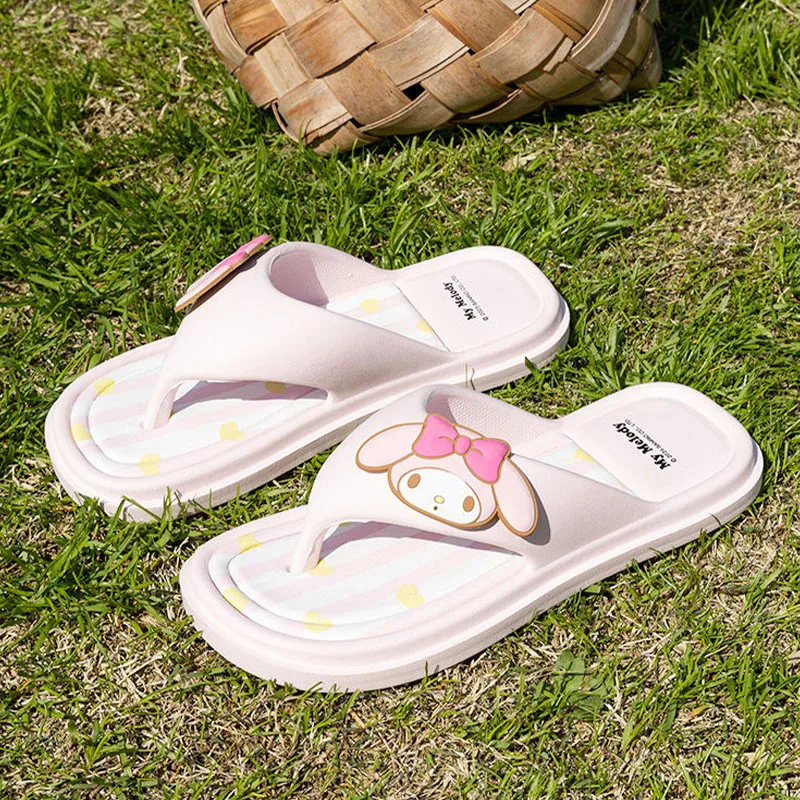 Шлепанцы в стиле аниме Sanrioed сандалии пляжные шлепанцы удобные тапочки из ЭВА