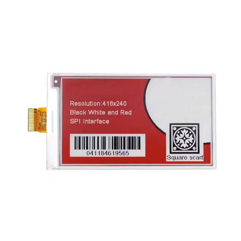 Экран 3 7 дюйма черно-белый и красный E-ink с разрешением 416x24 0 трехцветный экран
