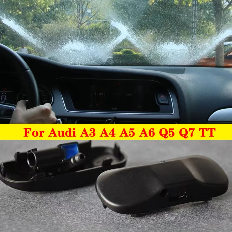 Для Audi A3 A4 A5 A6 A7 A8 Q3 Q5 Q7 форсунка для воды для распыления стекла, форсунки для омывателя переднего ветрового стекла Jet