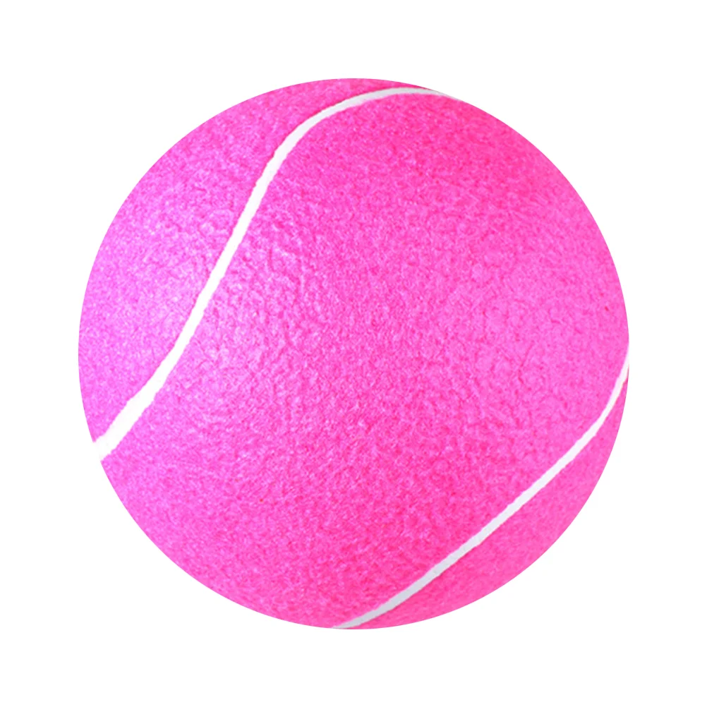 

8-inch Giant Inflatable Tennis Flannel Ball Kids Educational Playing Toys Parents-children Interaction Toys Ball for Home