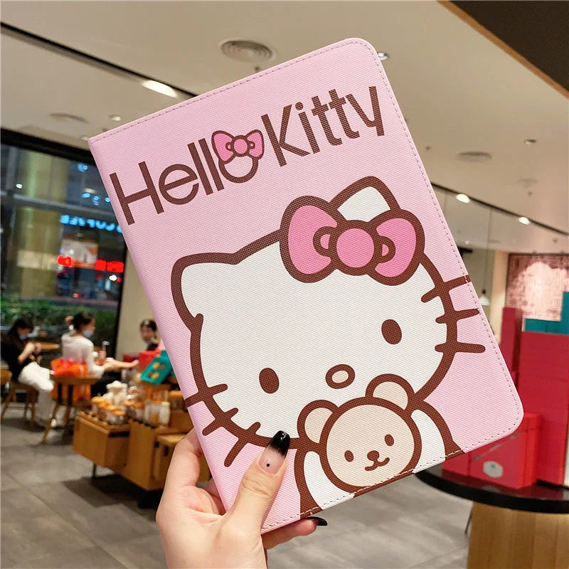 Sanrio, чехол Hello Kitty для iPad Air 2021, Чехол Air 4, силиконовый защитный чехол для iPad Pro Mini 4 5 10,2 дюйма, противоударный мягкий чехол