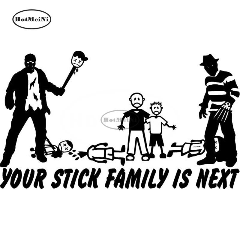 Забавная наклейка HotMeiNi для семьи с защитой от наклеек вашей семьи-следующий