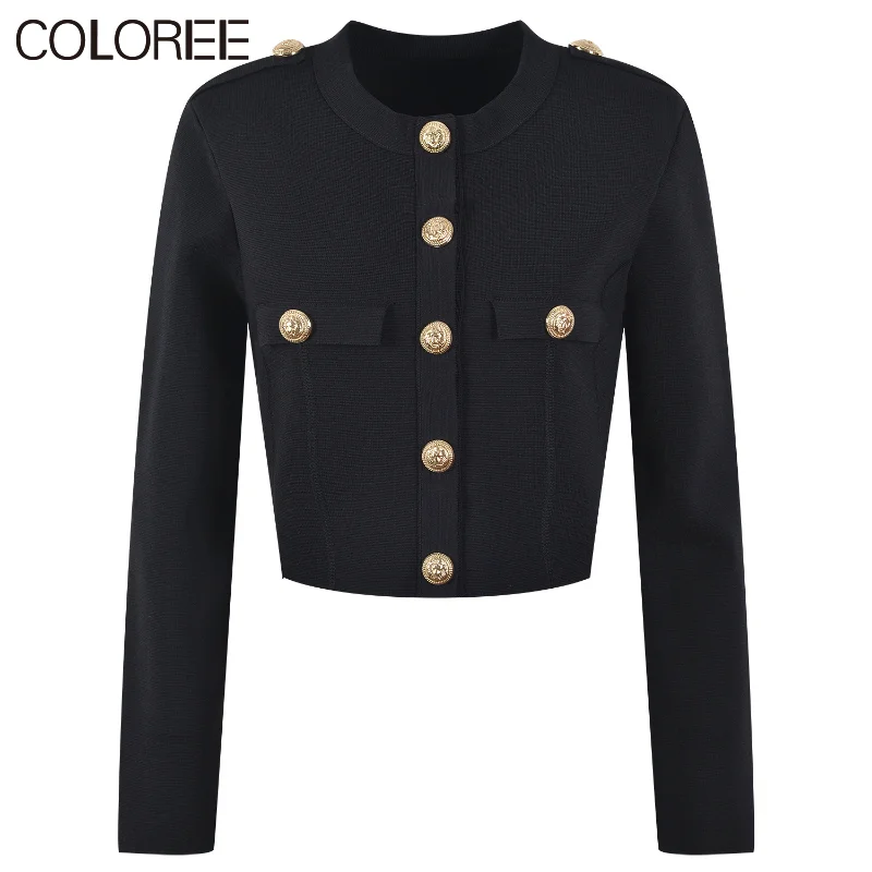 

Женский вязаный свитер на пуговицах, повседневный брендовый дизайнерский свитер с длинным рукавом и круглым вырезом, белый, черный, хаки кардиган, 2023