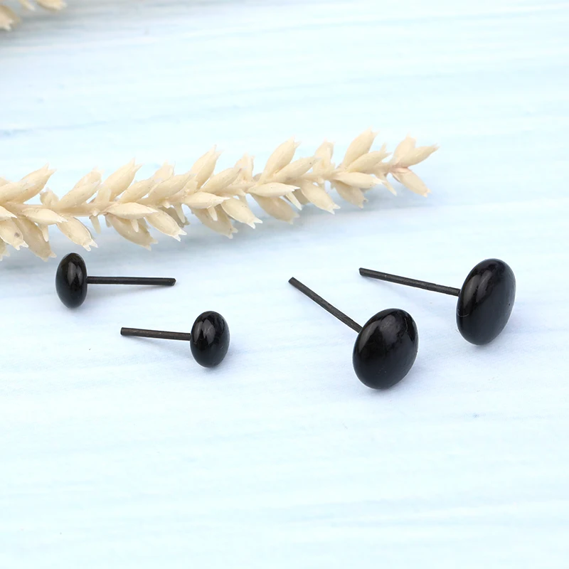 100 пар пластиковые Глазные яблоки для игрушек 3-10 мм