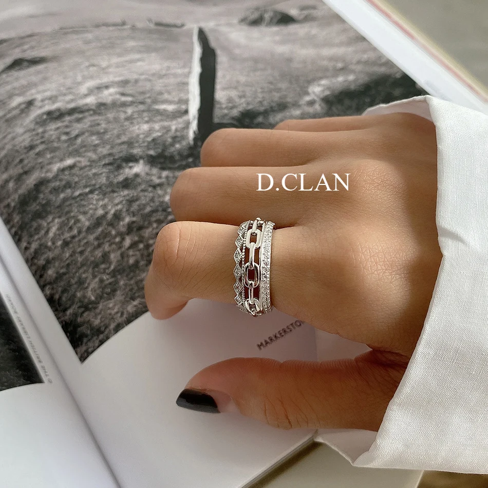 

Женское кольцо из серебра 925 пробы, с регулируемым кружевом