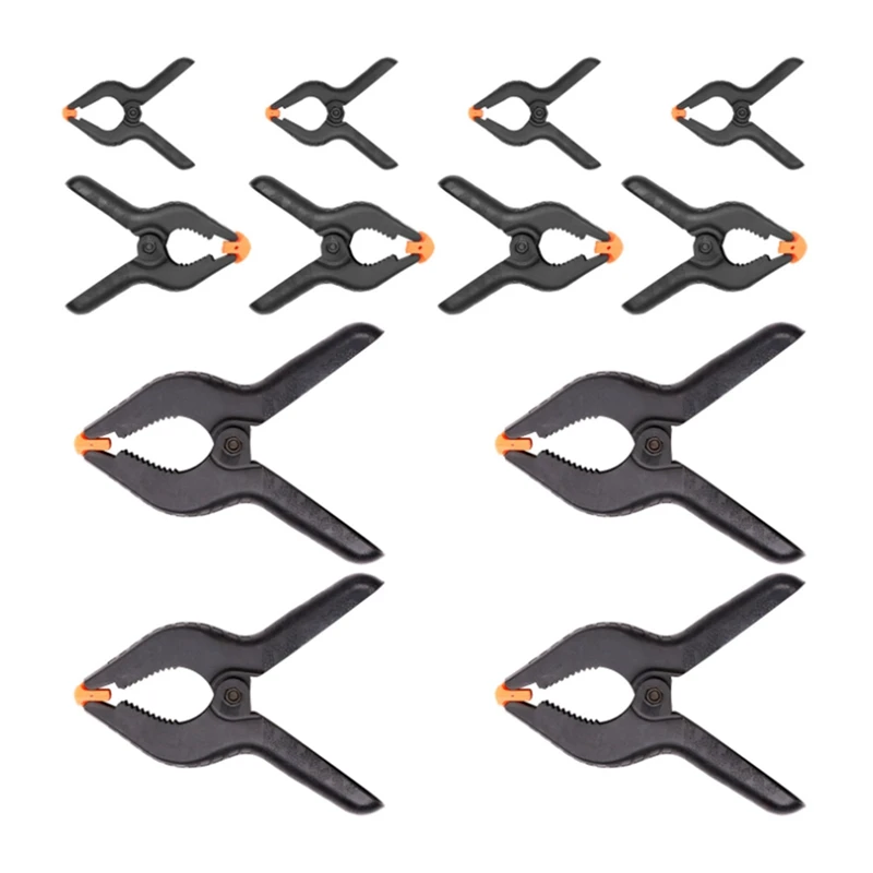 

12 шт., пружинные зажимы для фотосъемки, 3 дюйма, 4 дюйма, 6 дюймов