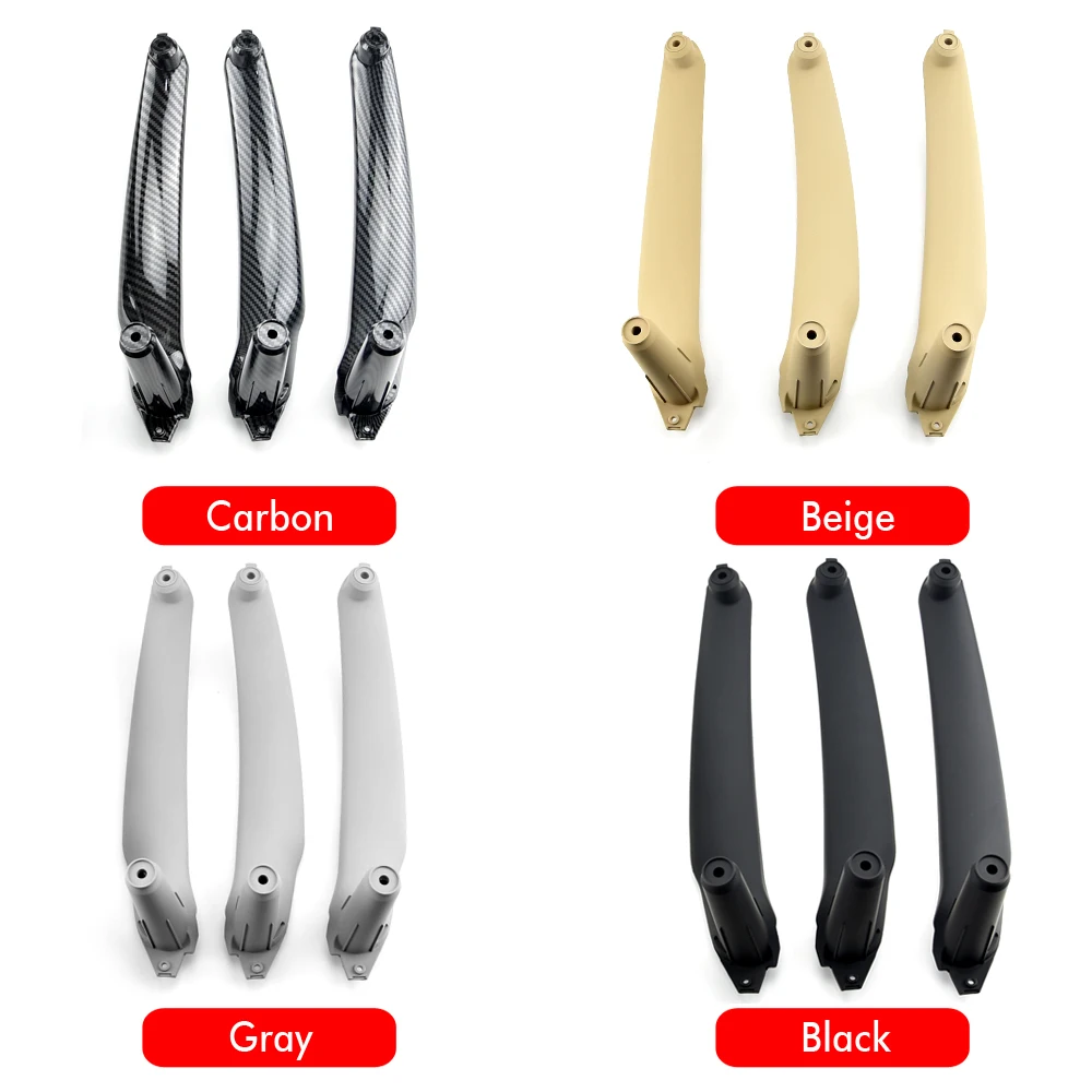 

Автомобильная Передняя и задняя внутренняя дверная ручка внутренняя панель Накладка для BMW E70 E71 X5 X6 2007-2014 LHD