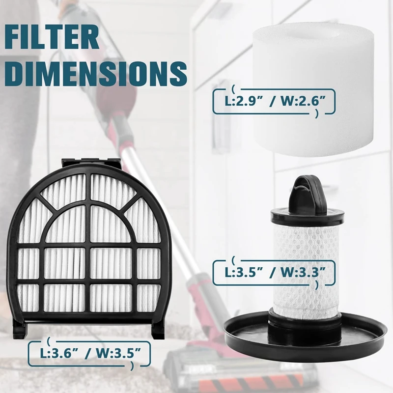 Фото Замена фильтров для пылесоса Shark LZ600, LZ601, LZ602, LZ602C APEX Uplight Lift-Away Duoclean №4