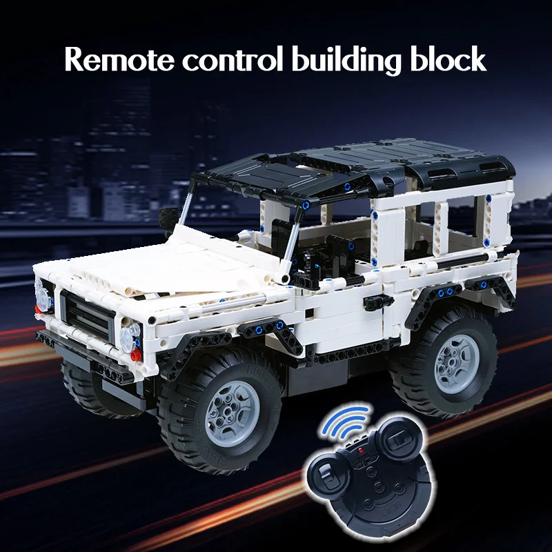 

Defender Remote Control Car Building Blocks For Technical RC Car Model SUV City Brick Toys For Children Boys