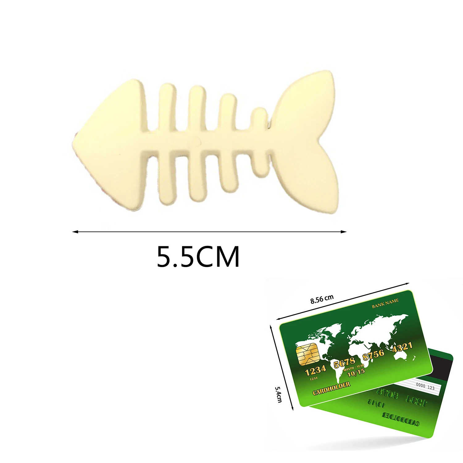 Забавная заколка для волос в форме рыбьей кости Y2K повседневная универсальная