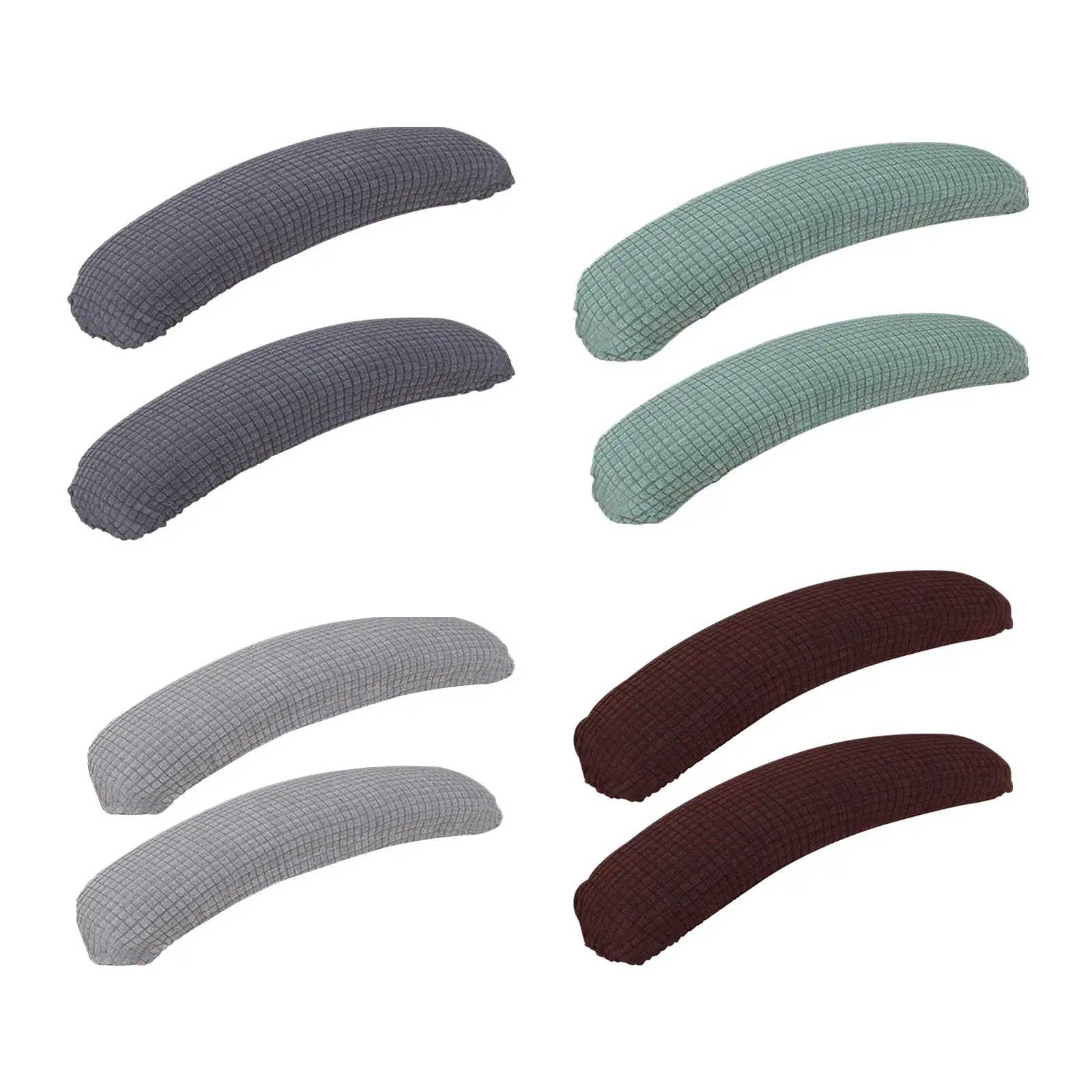 

2Pcs Removable Gaming Chair Arm Rest Slipcovers Durable Easy to Clean Comfortable Office Chair Armrest Cover for Swivel Chair