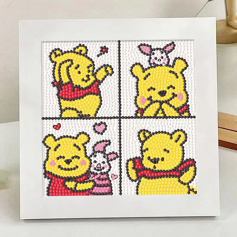 Мультфильм Hello Kitty клубничный медведь 5D алмазная живопись 18*18 см детские точечные