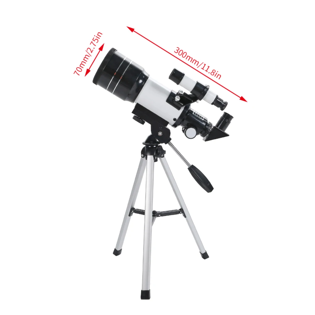 

Астрономический телескоп рефрактор со штативом HD наружный лунный видоискатель для детей взрослых новичков