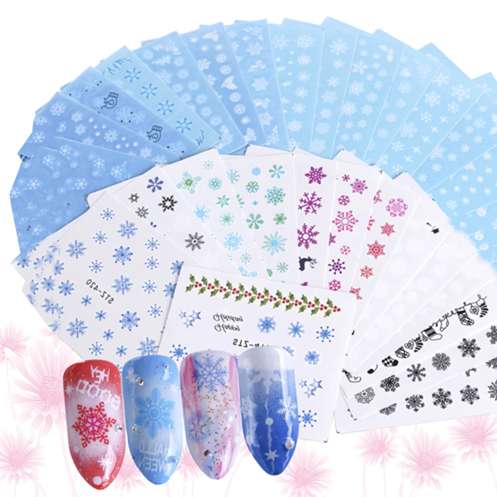 

60 шт., декоративные наклейки для ногтей