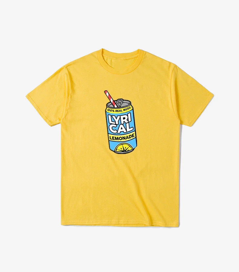 

Футболка Lyrical Lemonade для мужчин и женщин, модные хлопковые футболки большого размера, Детские футболки для мальчиков и девочек, топы с Lyrical при...