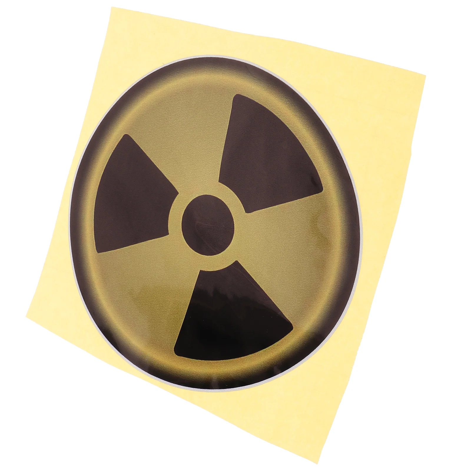 

Halloween Stickers Radiation Nuclear Symbol Sign Caution Decoration Party Warning Pvc Reflective Self Adhesive