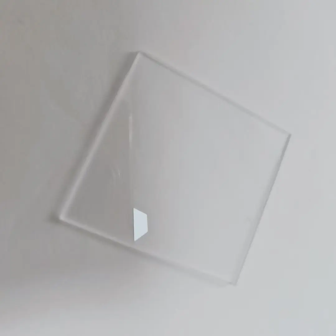 2 шт. общий размер 43x40x1 5 мм полный спектр прозрачное УФ-ИК-кварцевое стекло JGS2