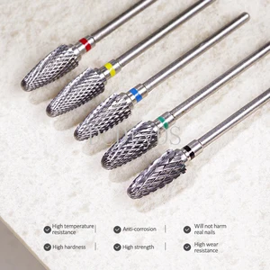 Tungsten Rotary Electric Drills Carbide Nail Drill Bits Manicure Remove Gel Nails Accessories Nail A in India