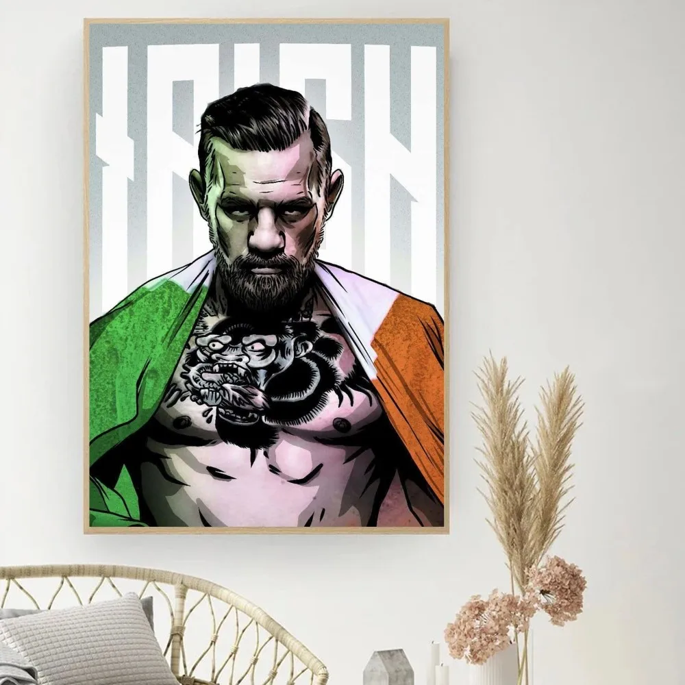 C-Conor Boxing M-McGregor постер DIY винтажный с фильмом настенная живопись учебные наклейки