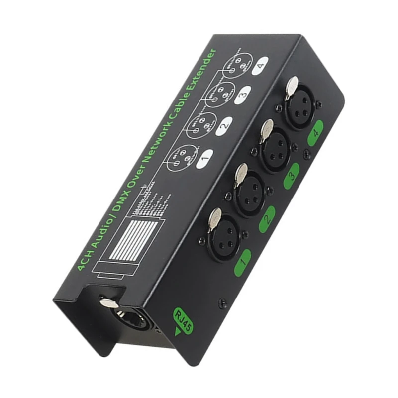 Мужской женский удлинитель сигнала через RJ45 4-канальный адаптер кабеля Ethercon для