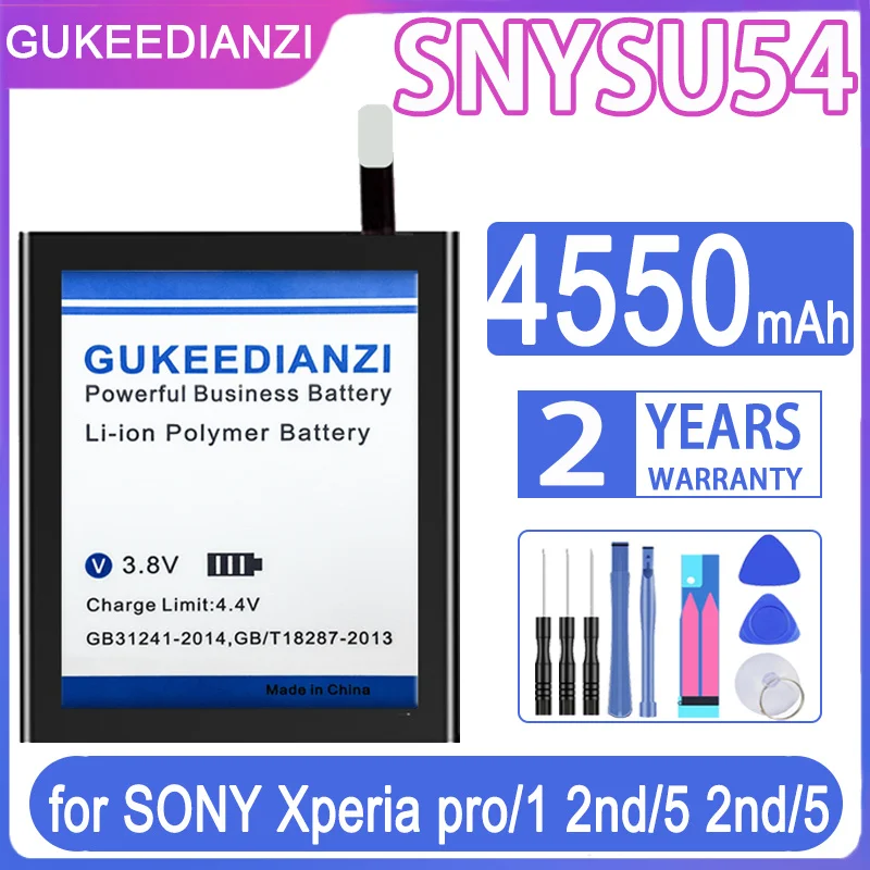 

Сменный аккумулятор GUKEEDIANZI SNYSU54 4550 мАч для Sony Xperia 1 II Xperia1