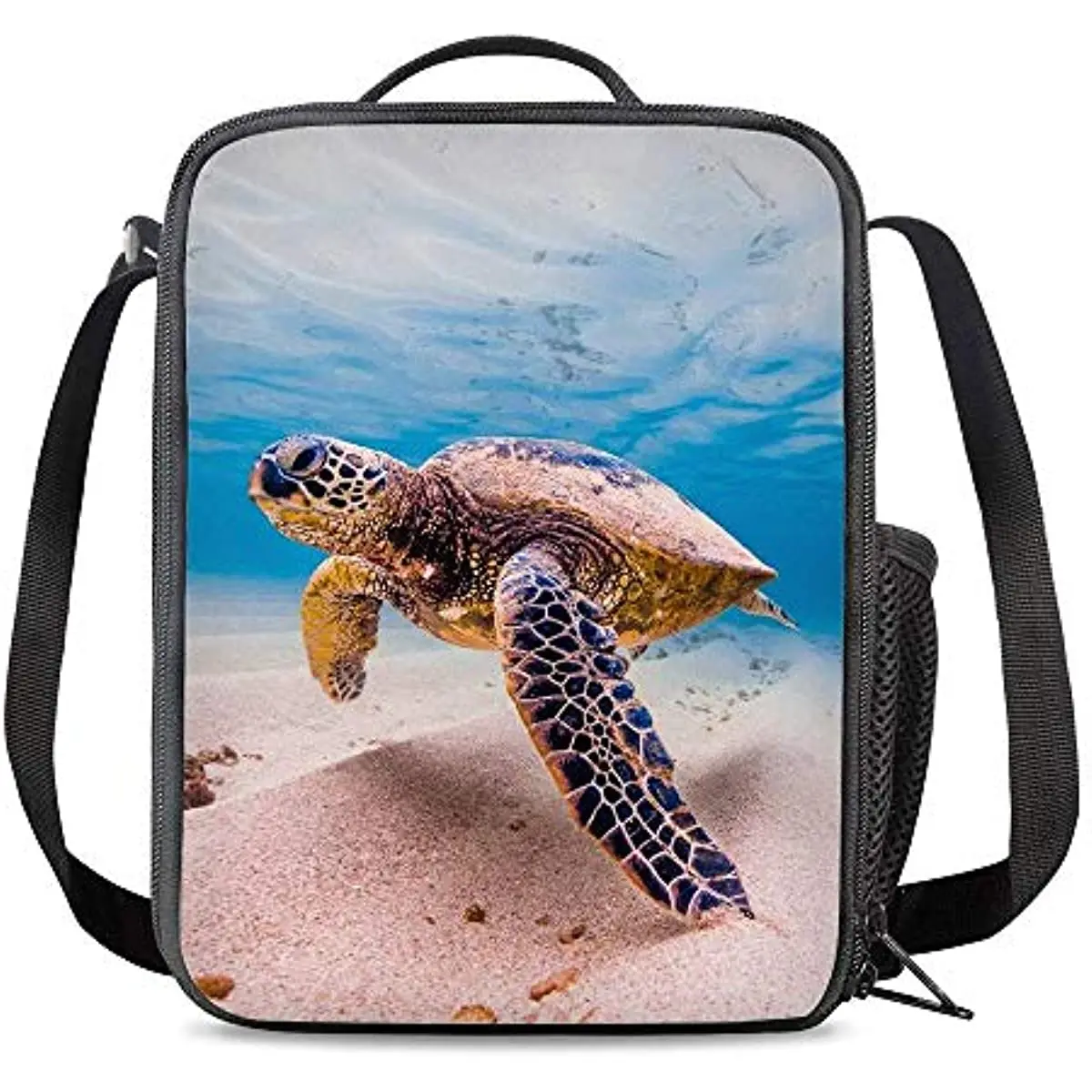 

Sea Turtle Insulated Lunch Bag for School Work Office Picnic Ocean Hawaii Tote Lunch Box Containers for Adults and Kids Compact