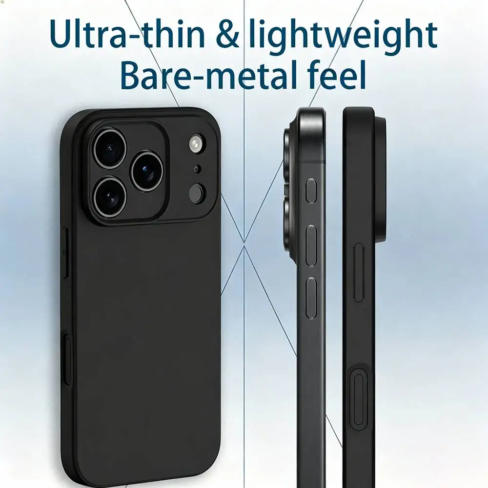 Фото Чехол для телефона M-MbappeS для iPhone 17 15 16 11 14 13 12 Pro Max Plus E SE4 Mini, черный, мягкий №4