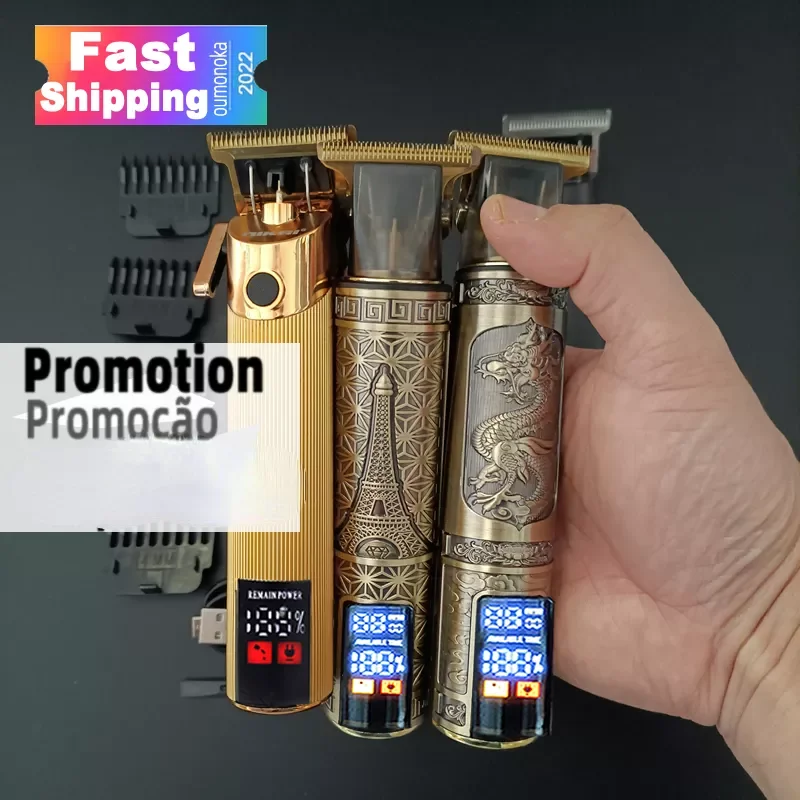 

Профессиональная Водонепроницаемая бритва NEW2023 для мужчин, мужская косилка, триммер для бороды, Парикмахерская Машинка для бритья T9, машинк...