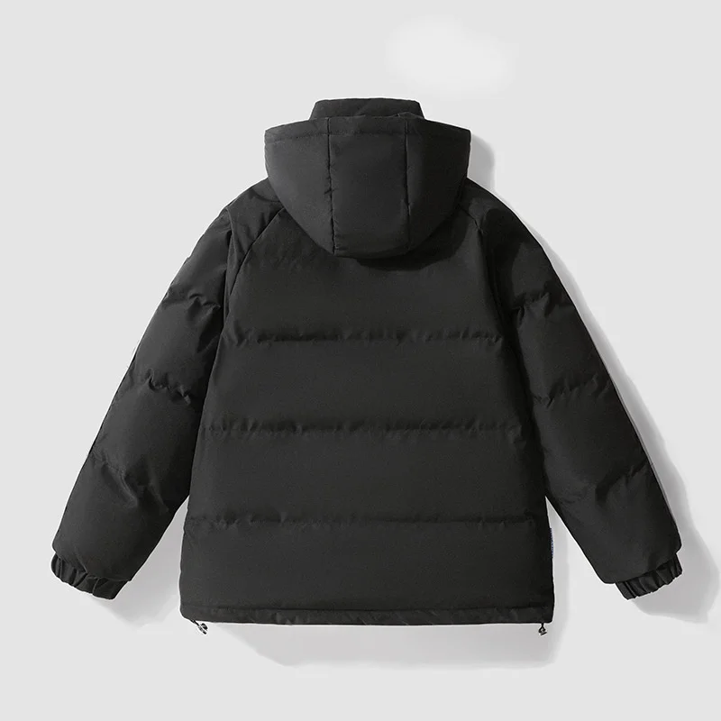 Men's Cotton Padded Clothes New Hooded Medium Long Winter Thickened Top Coat Korean  Sports Casual Warmth