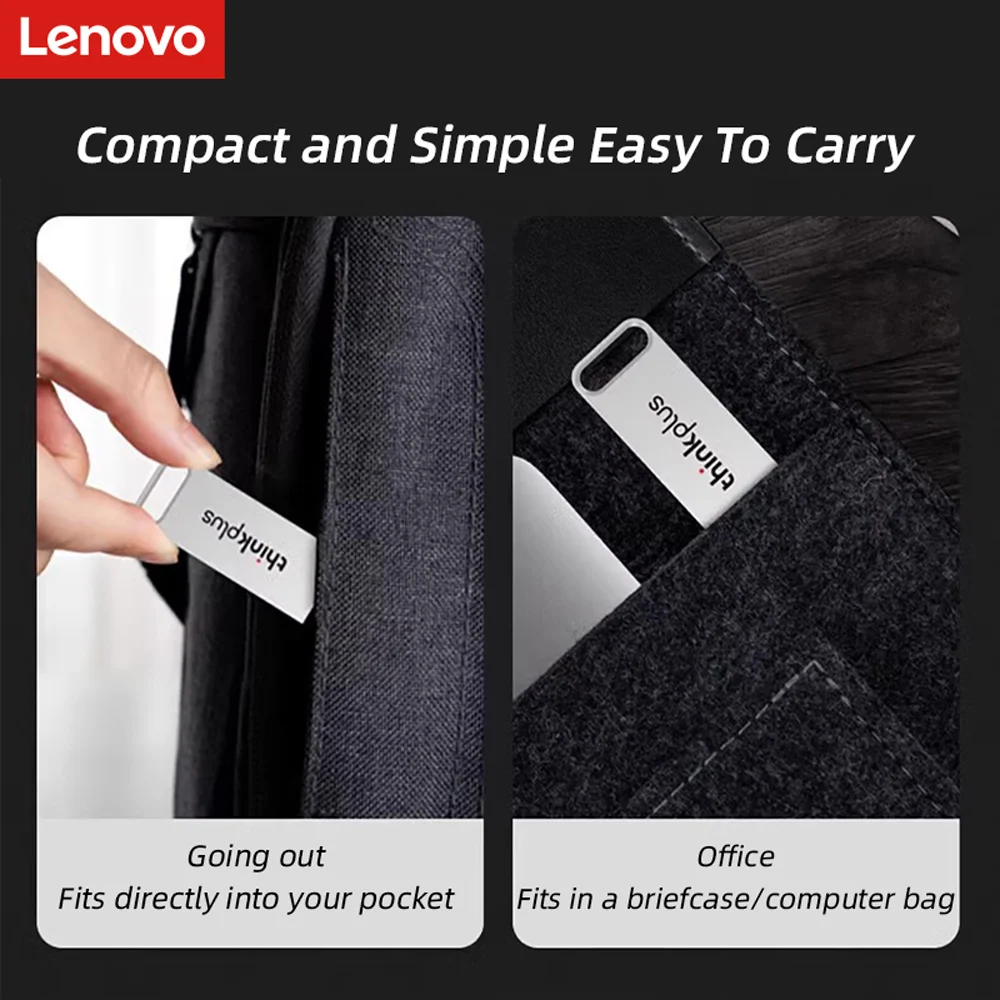USB-флеш-накопитель Lenovo Thinkplus металлический 32/64/128 ГБ USB 3 2