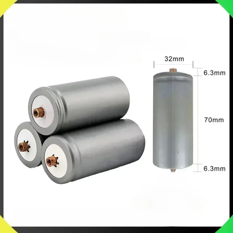 Фактическая емкость 3 2 мАч Lifepo4 с винтами подходит для электромобилей 32700 в