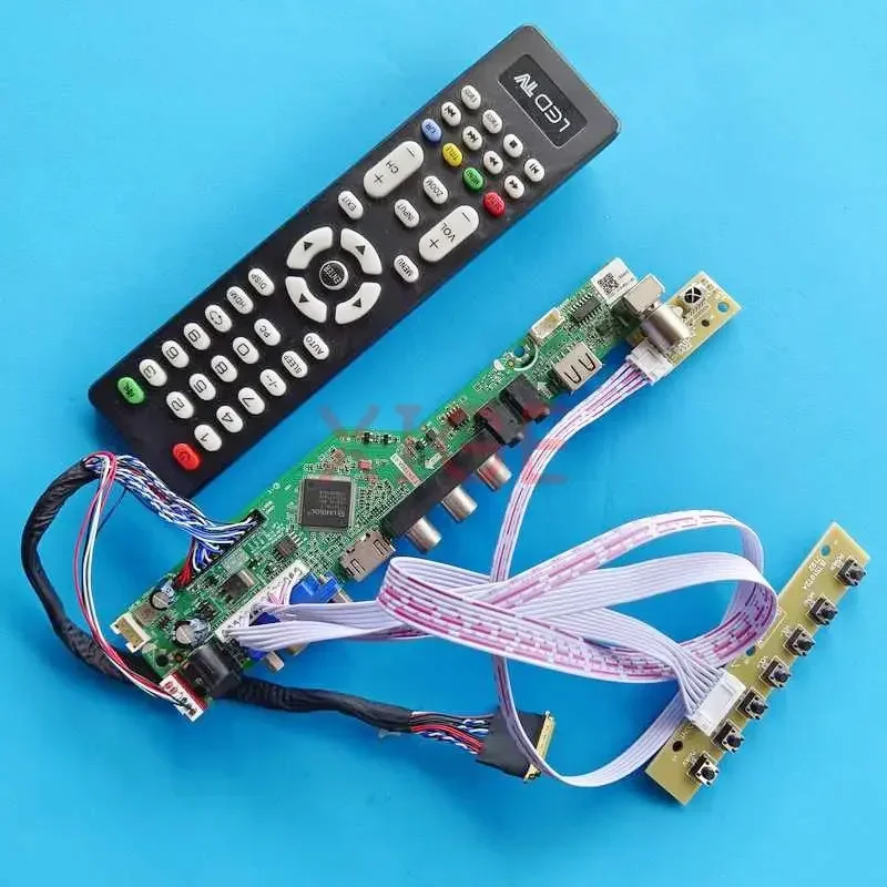 Плата контроллера для Φ/H01/H02/H03 Kit DIY 15 6 &quotаналоговый ТВ 40Pin LVDS экран ноутбука HDMI + VGA