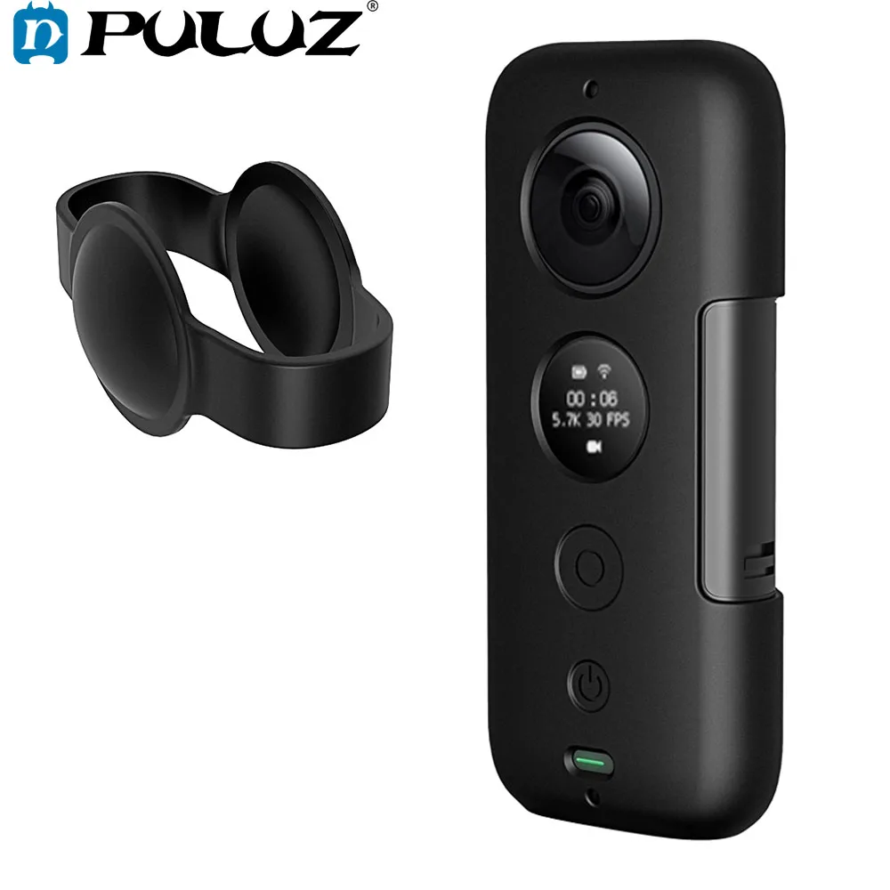 

PULUZ Silicone Protective Case with Lens Cover for Insta360 ONE X