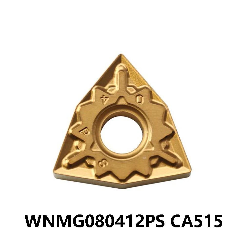 Оригинал 80 ° Пластины WNMG 080412 PS CA515 WNMG433PS Токарные инструменты с твердосплавным
