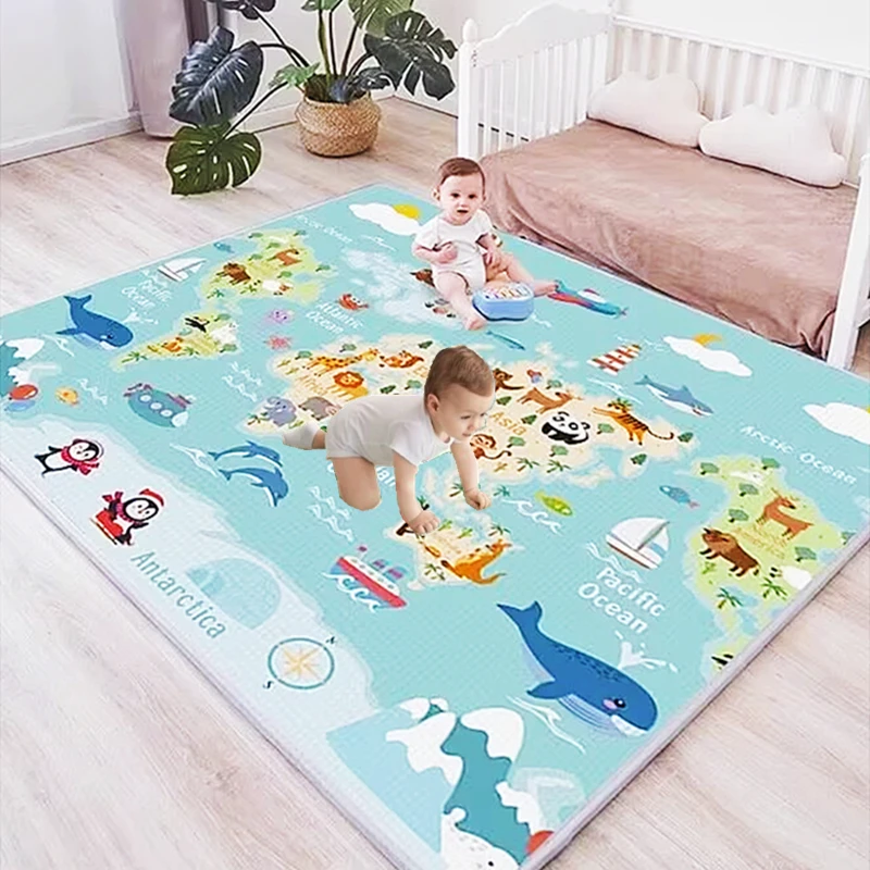 

1/0.5cm Thicken Baby Play Mat Non-Toxic Educational Children's Carpets in The Nursery Climbing Pad Kids Rug Activitys Games Toys