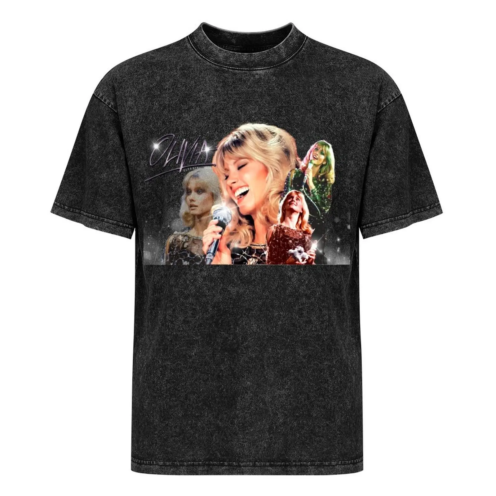 Мужская футболка PopRetroDisco Olivia Newton-John - Totally Hot Tour