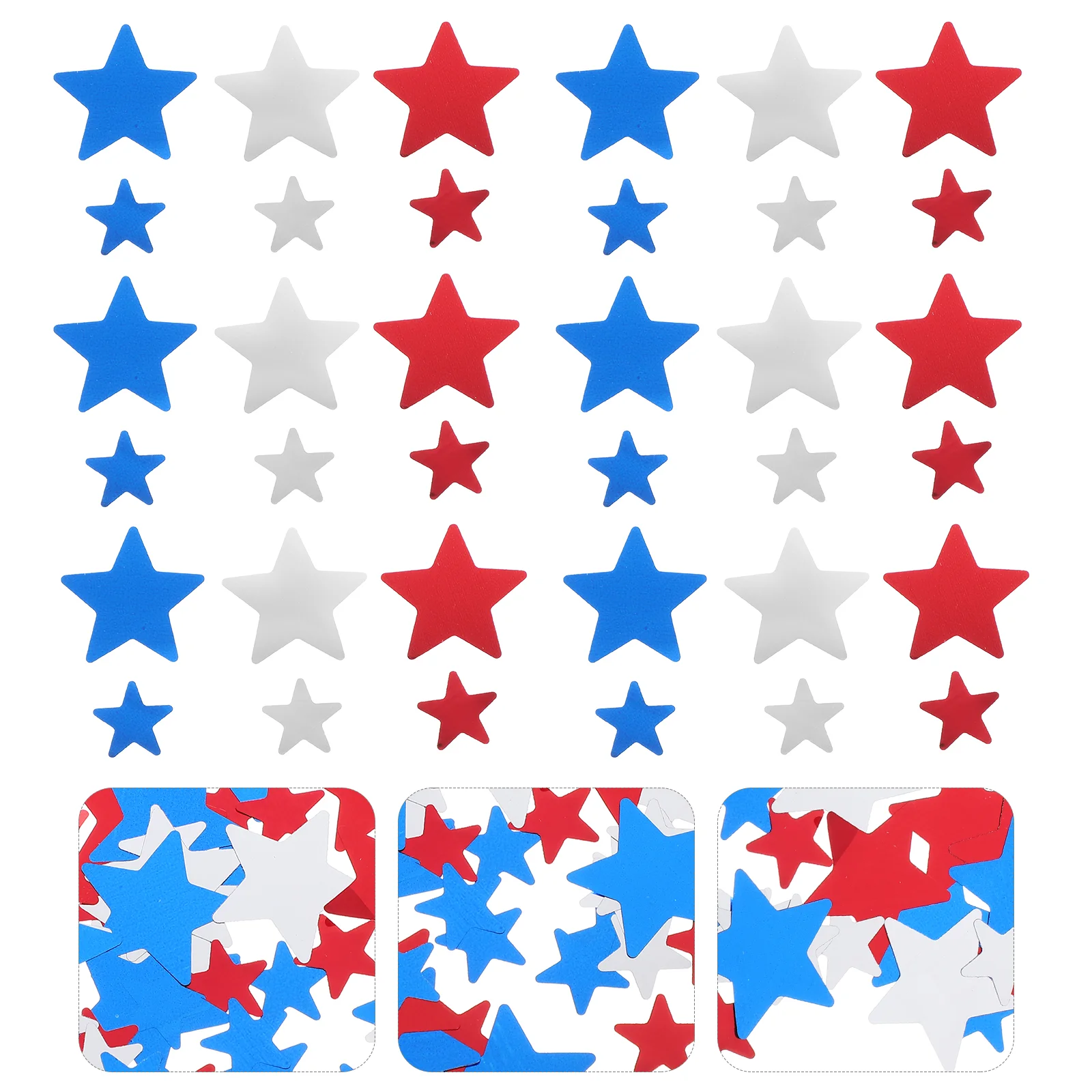 

Starday Party Festivaljuly Table Glitter Balloon Independence Fourth Twinkle Shape Supplies Fillers Paper Bluewhite Red Filling