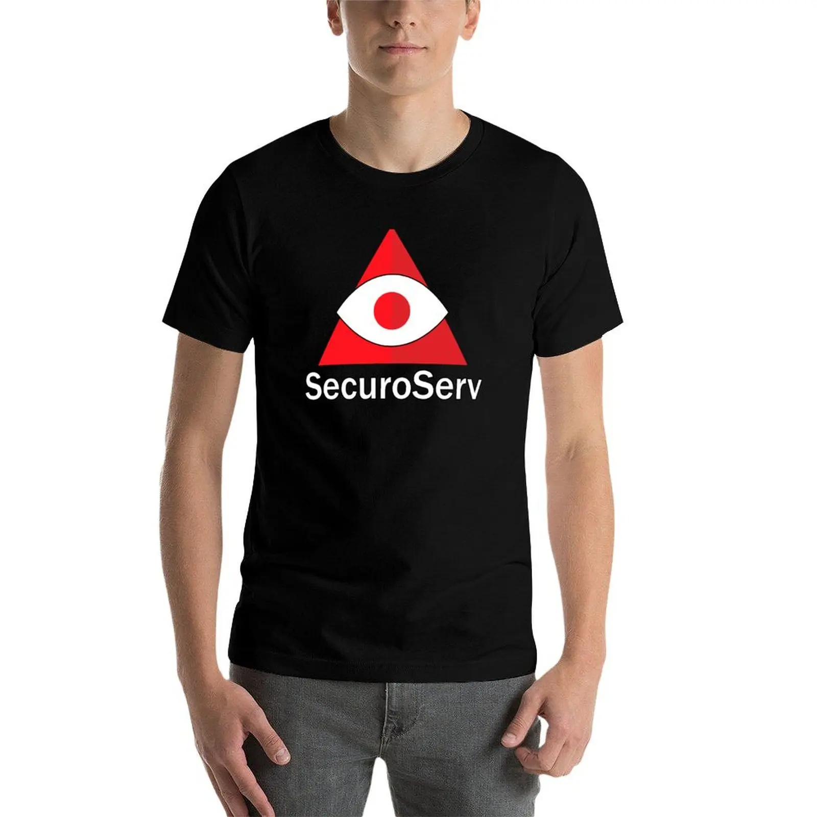 Фото Футболка SecuroServ, мужские футболки, комплект хлопковых мужских футболок, забавные хлопковые футболки, хлопковая футболка №4